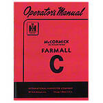 Operators Manual: Farmall C