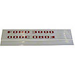 Ford 3000 1968 and up: mylar Decal Set