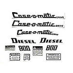 Case 800 Case-O-Matic Diesel: Mylar Decal Set