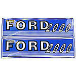 Ford 2000 Before 1965: Mylar Decal Hood Set