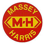 Massey Harris Round Decal