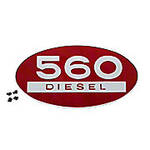 Side Emblem Farmall / IH 560 Diesel, 369129R1