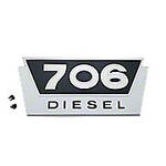 Side Emblem, Farmall / IH 706 Diesel, 381555R1