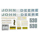 Vinyl Die Cut Decal Set for John Deere Late 530
