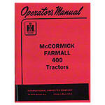 Operators Manual: Farmall 400