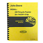 Operators Manual Reprint: JD 430 Tricycle
