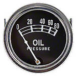 Universal Oil Pressure Gauge (0 - 80 PSI)