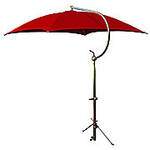 Deluxe Red Umbrella with brackets