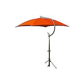 Deluxe Orange Umbrella with Brackets