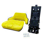 Universal full suspension Seat for Utility tractors, Yellow
