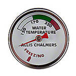 Allis Chalmers Water Temperature Gauge with white face