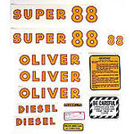 Oliver Super 88 Diesel: Mylar Decal Set