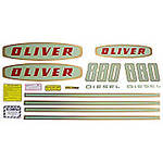 Oliver Early 880 Diesel: Mylar Decal Set