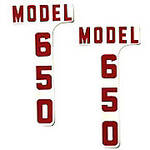 Ford 650: Mylar Hood Decals, Pair