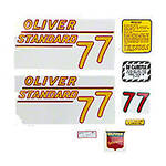 Oliver 77 Standard: Mylar Decal Set