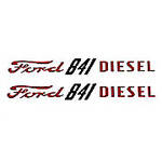 Ford 841 Diesel: Mylar Decal Set