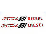 Ford 861 Diesel: Mylar Decal Set