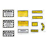 11 Piece Miscellaneous Decal Set (For IH 400, 450 Gas)