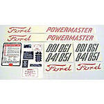 Ford 801 - 861 Series 1958 - 1962: 20-Piece Vinyl Decal Set