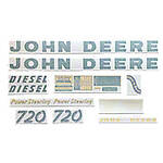 JD 720 Gas or Diesel Vinyl Cut Decal Set