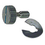 Slotted Thumb Screw with Retainer