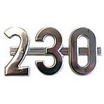 Side Emblem "230"