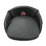 Black Deluxe Seat Cushion with IH Logo