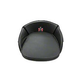 Black Deluxe Seat Cushion with IH Logo
