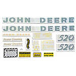 Vinyl Die Cut Decal Set for John Deere 520 Gas