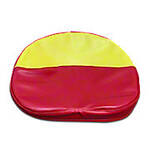 19" Seat Cushion Yellow on Red