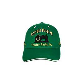 Green Mesh Cap With Yellow Embroidery, Steiner Tractor Parts, Inc. Baseball Cap