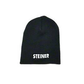 "Steiner" black knit...
