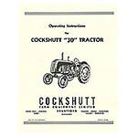 Operators Manual Reprint: Cockshutt 30, Co-Op E3