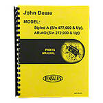 Parts Manual for JD A, AO, AR, AH, AW