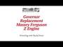 Governor Replacement on Massey Ferguson Z engine